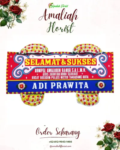 Karangan Bunga Ucapan Selamat di Kutamendala